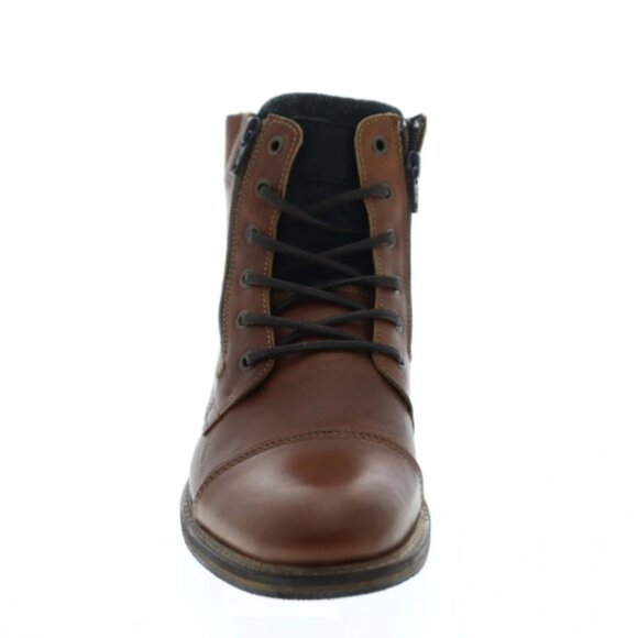 Steve Madden Bridges2 Mens Brown Leather Lace Up Casual Dress Boots Size 8 main image 5